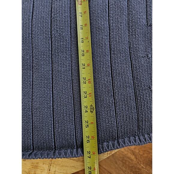 Vtg RALPH LAUREN Polo Jeans Sweater Men's XL Blue Pullover RL USA Flag Heavy - Picture 9 of 9